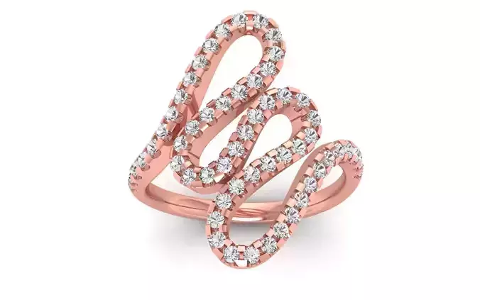  Engagement Wedding Solitaire  Ring 3D print model