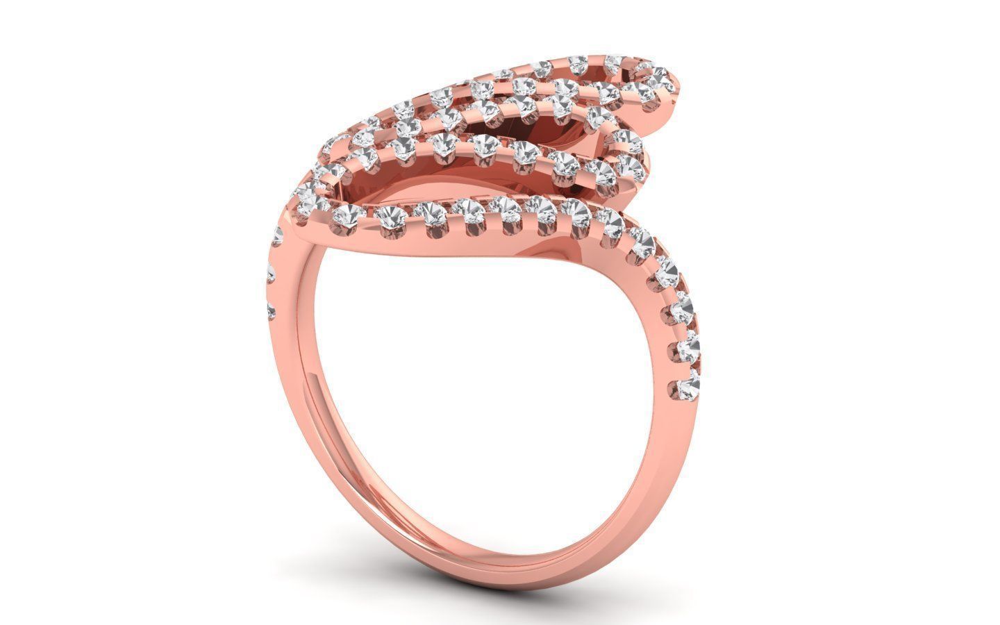  Engagement Wedding Solitaire  Ring 3D print model_1