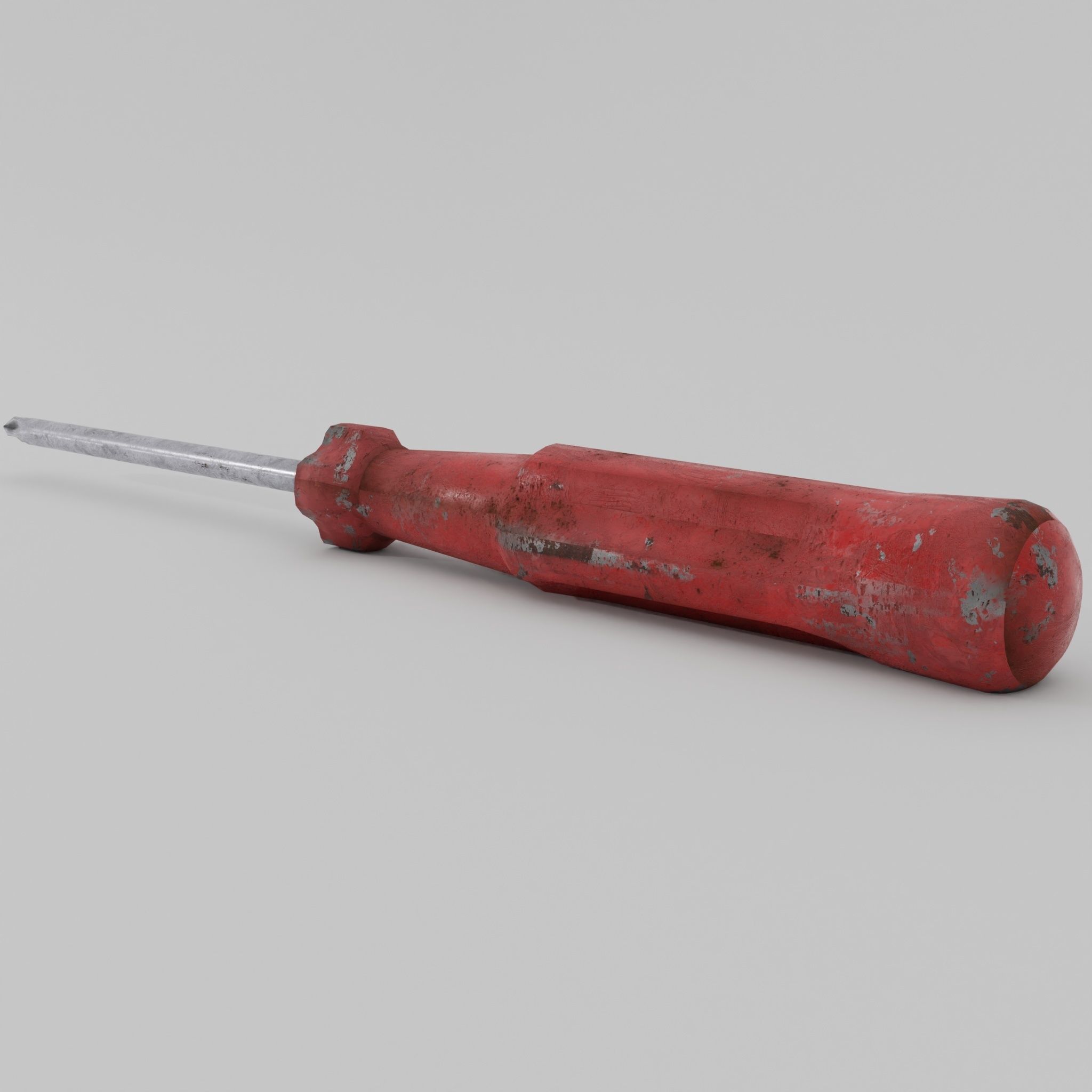 Screwdriver cylinder - cylinder 3D model_3