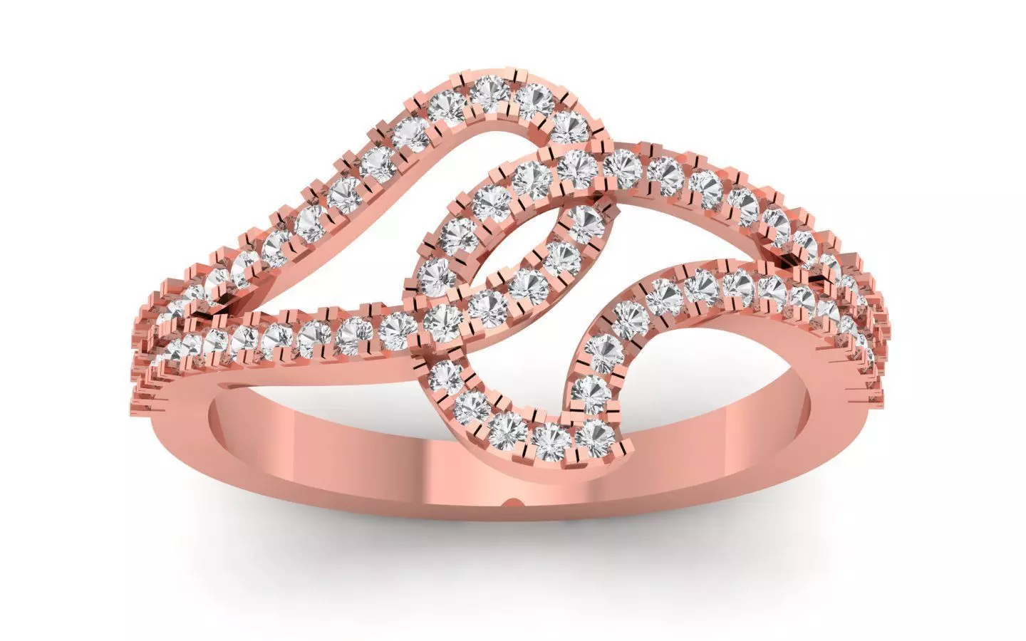  Engagement Wedding Solitaire  Ring 3D print model_0