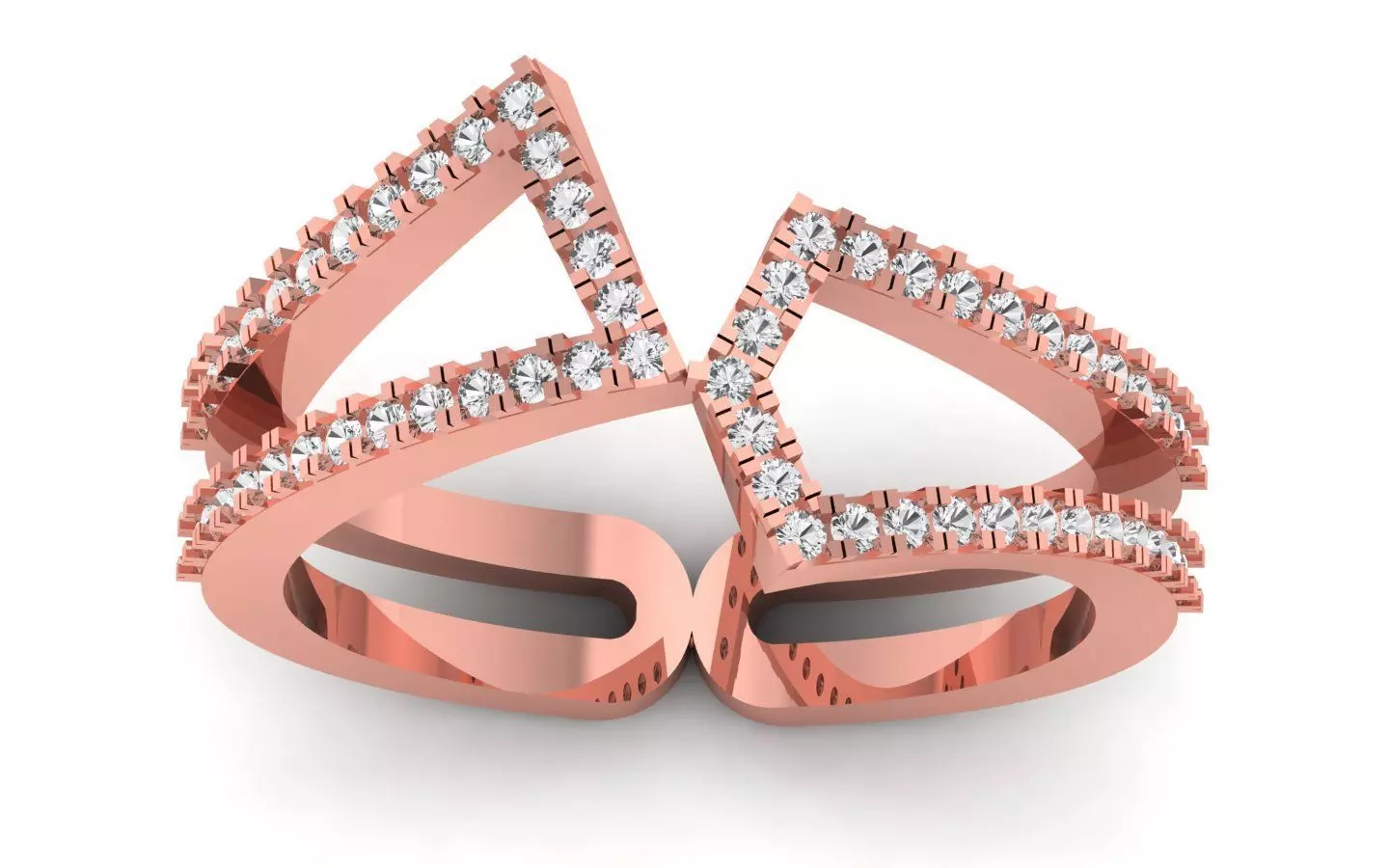  Engagement Wedding Solitaire  Ring 3D print model_0