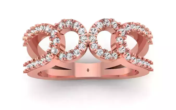  Engagement Wedding Solitaire  Ring 3D print model