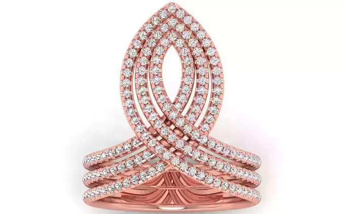  Engagement Wedding Solitaire  Ring 3D print model
