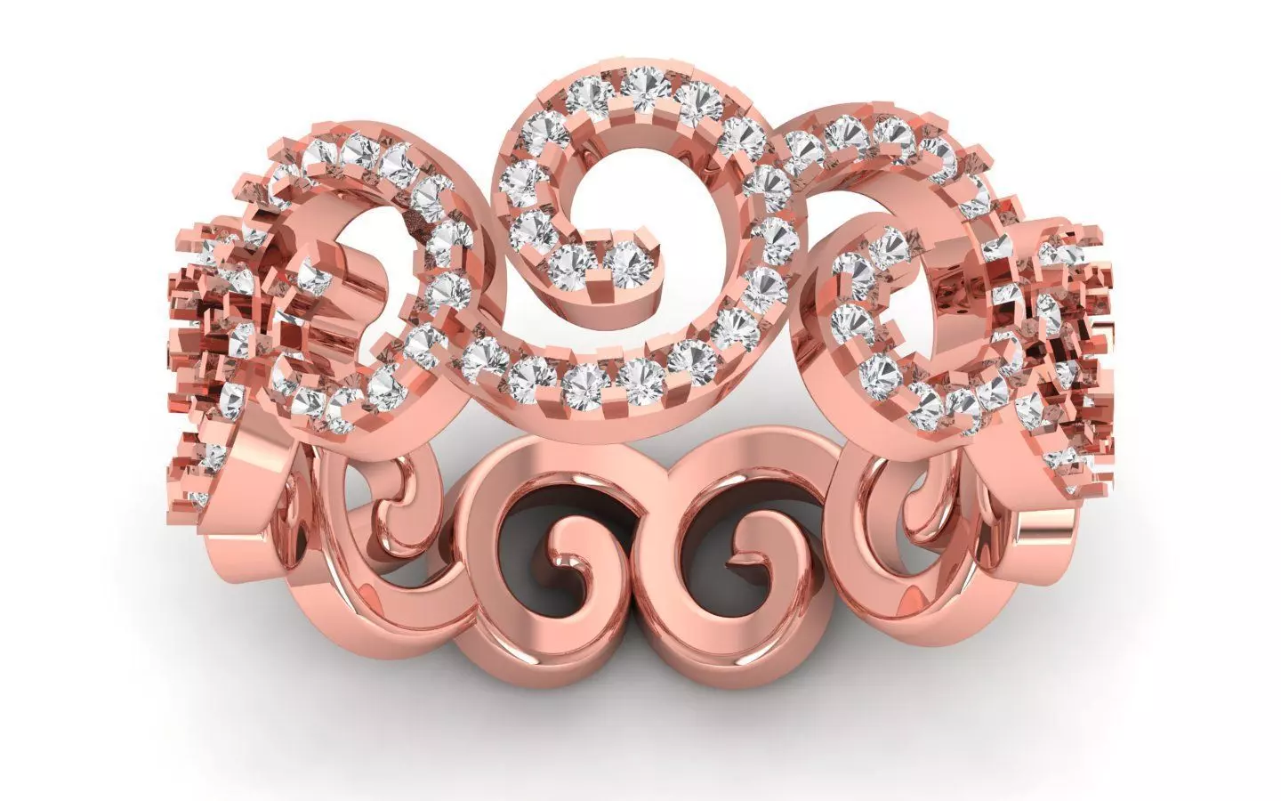  Wedding Solitaire  Ring 3D print model_0