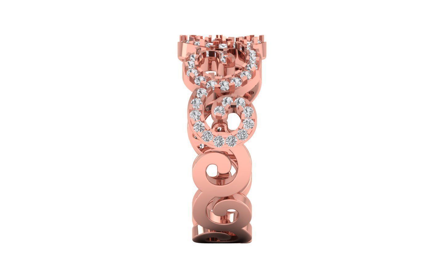  Wedding Solitaire  Ring 3D print model_2