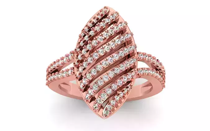  Engagement Wedding Solitaire Double Band Ring