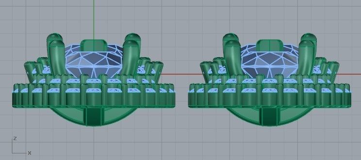 Tear Earrings 2108 3D print model 3D print model_6