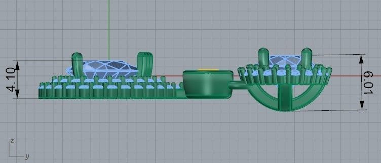 Tear Earrings 2108 3D print model 3D print model_7