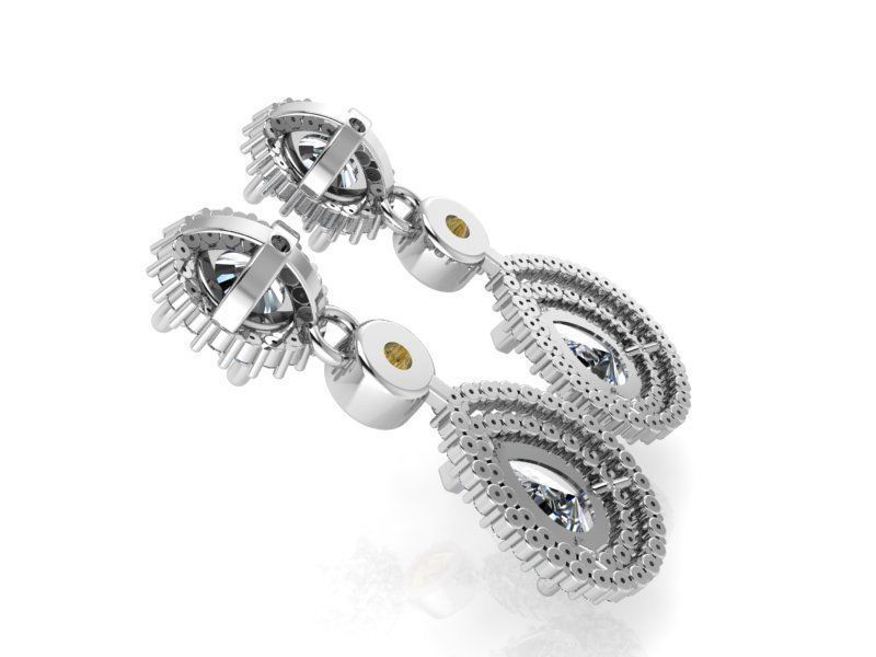 Tear Earrings 2108 3D print model 3D print model_2