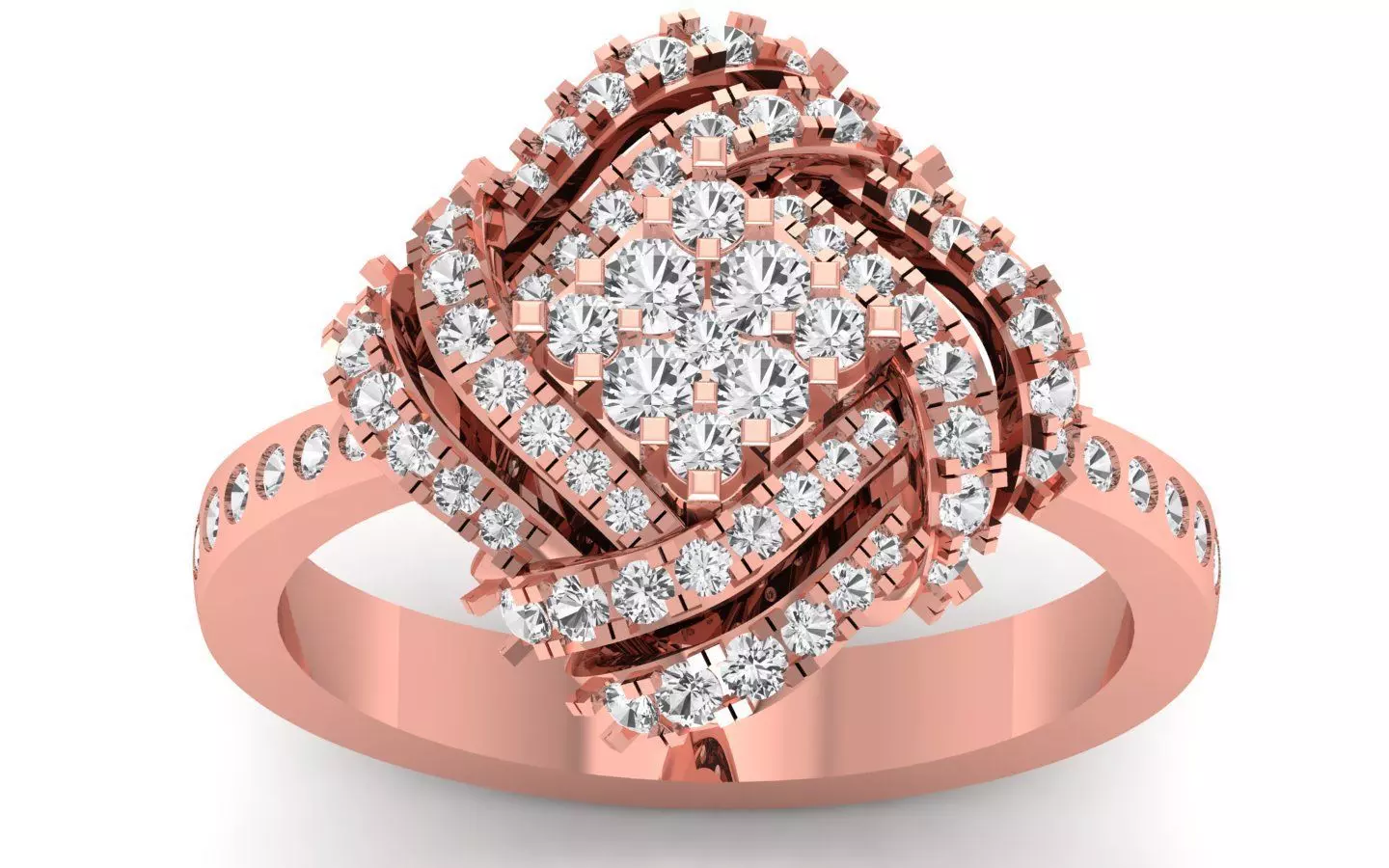  Engagement Wedding Solitaire  Ring 3D print model_0