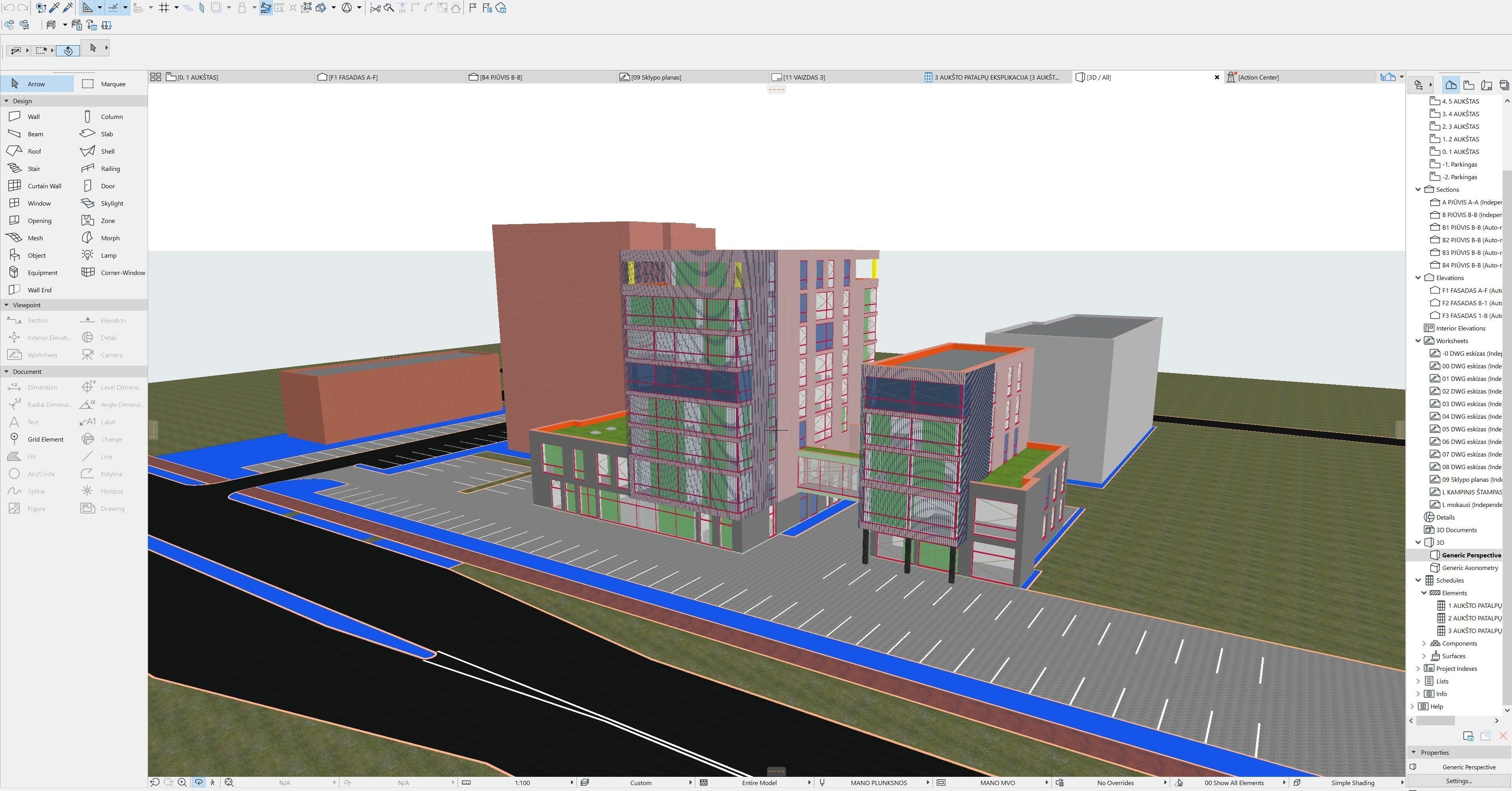 Lumion 12 scene office building - Archicad  Sketchup  3D model_4
