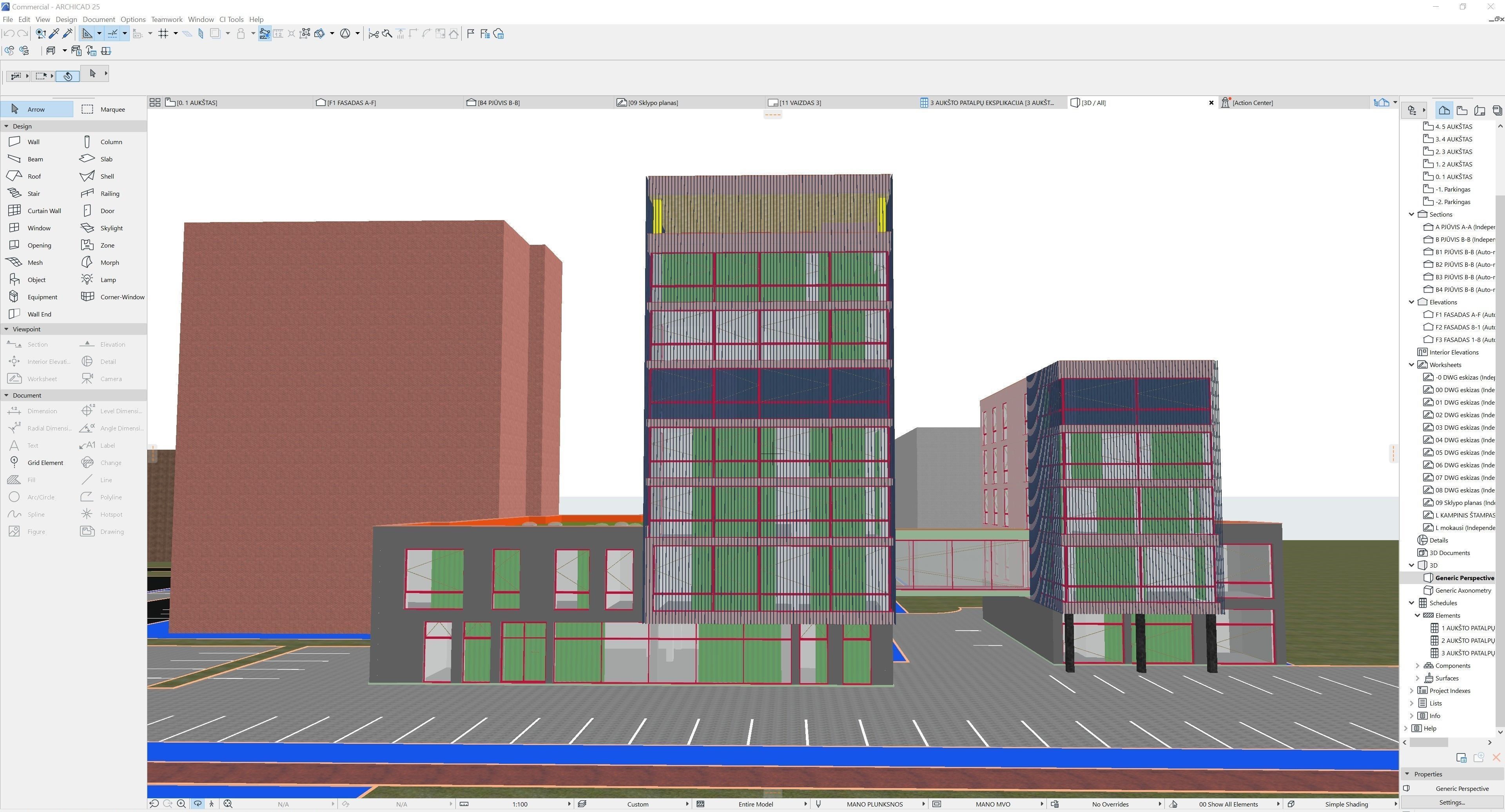 Lumion 12 scene office building - Archicad  Sketchup  3D model_5