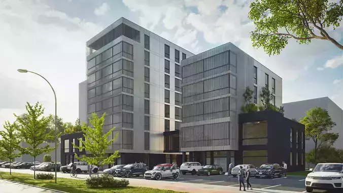 Lumion 12 scene office building - Archicad  Sketchup  3D model