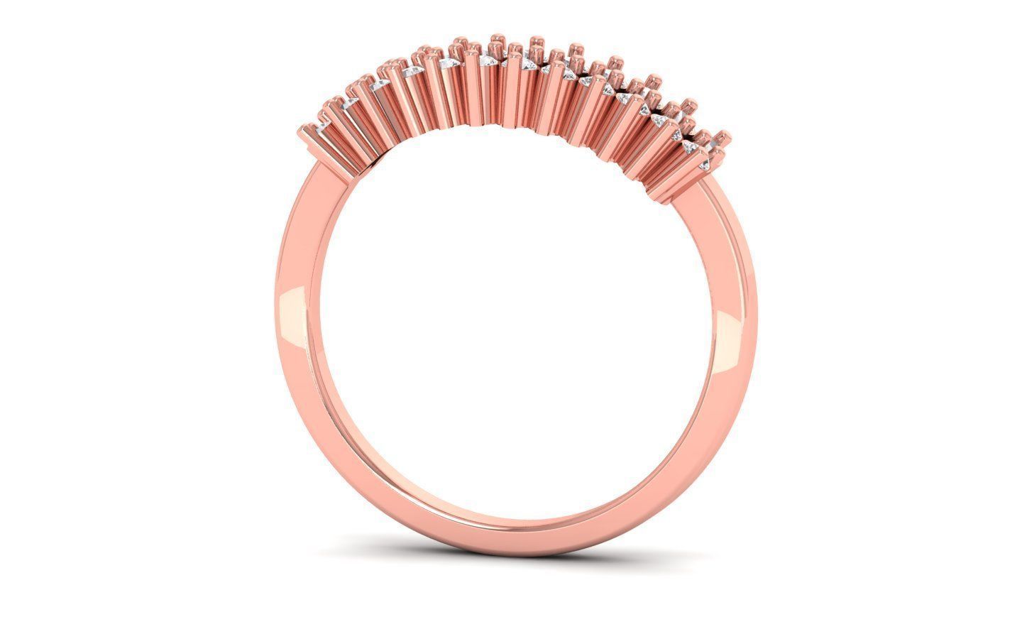  Engagement Wedding Solitaire  Ring 3D print model_1