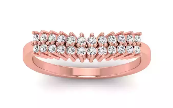  Engagement Wedding Solitaire  Ring 3D print model