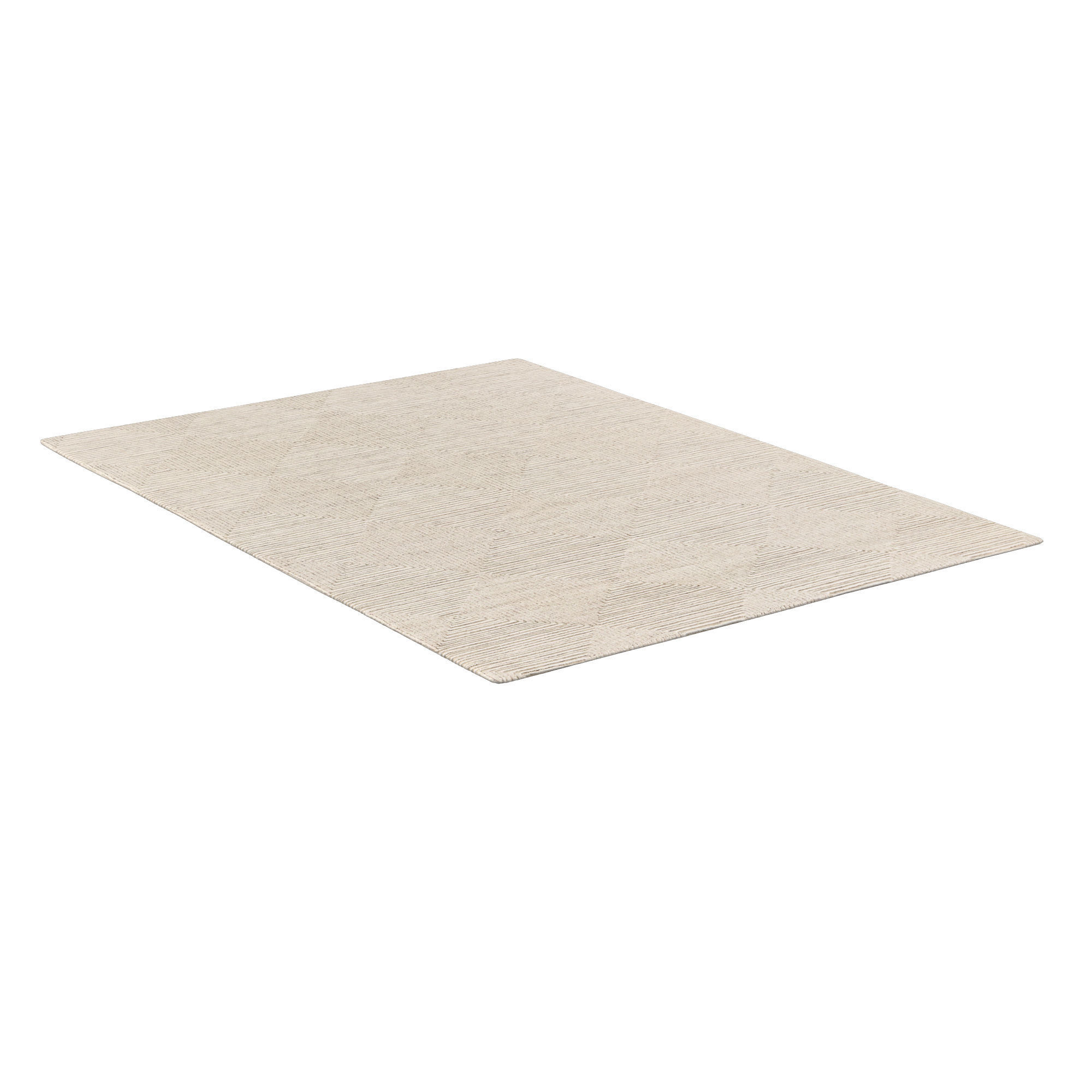 ISHARA HAND-KNOTTED WOOL RUG 3D model_4