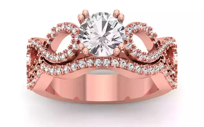 Wedding Solitaire  Ring