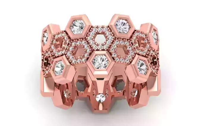  Engagement Wedding Solitaire  Ring 3D print model