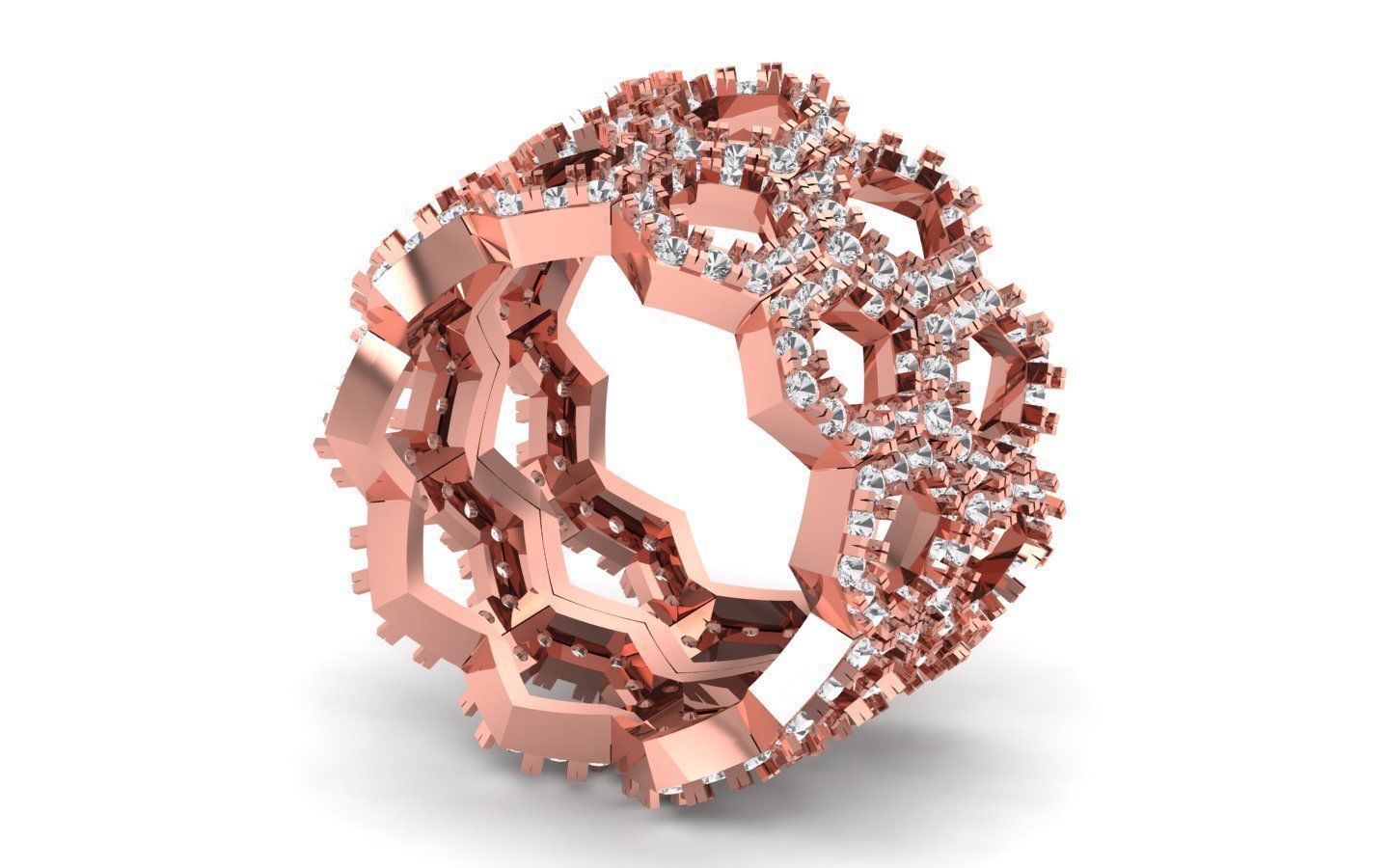  Engagement Wedding Solitaire  Ring 3D print model_1