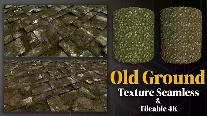 Old Ground Texture Seamless and Tileable 4K