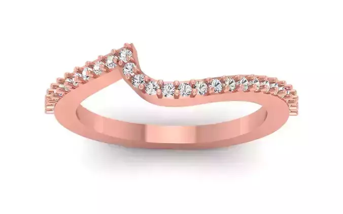  Engagement Wedding Solitaire Band Ring 3D print model
