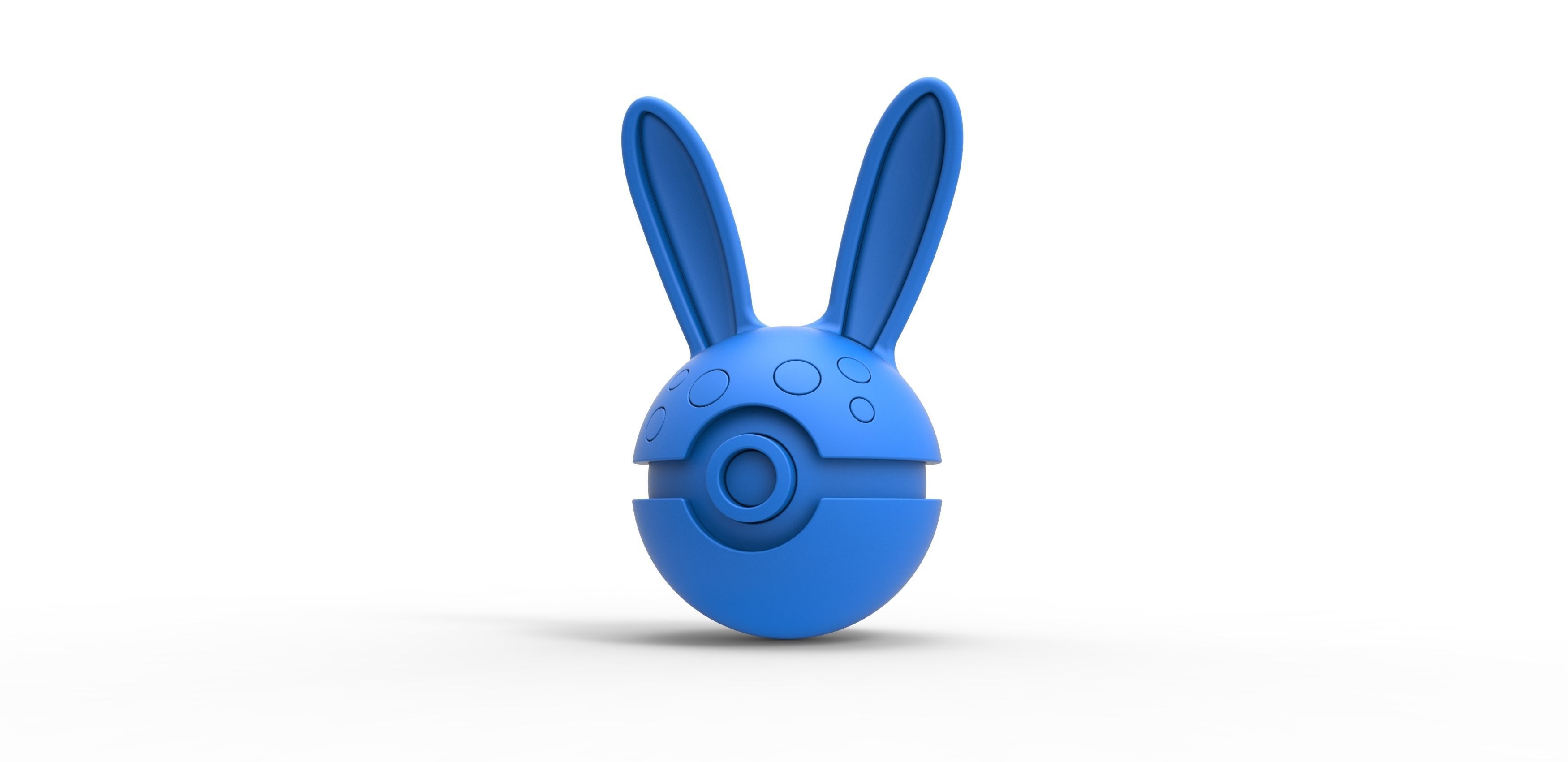 Azumarill orb 3D print model_10
