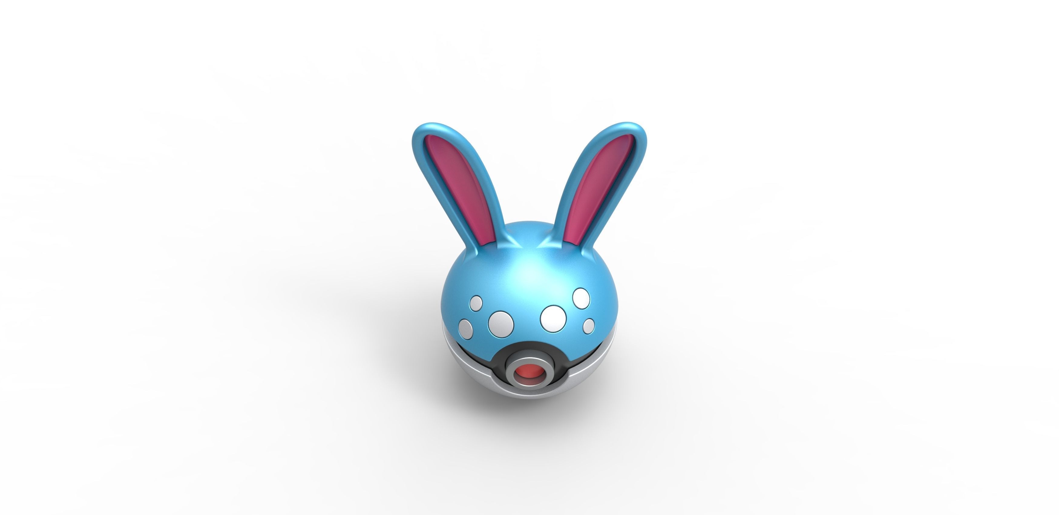 Azumarill orb 3D print model_3