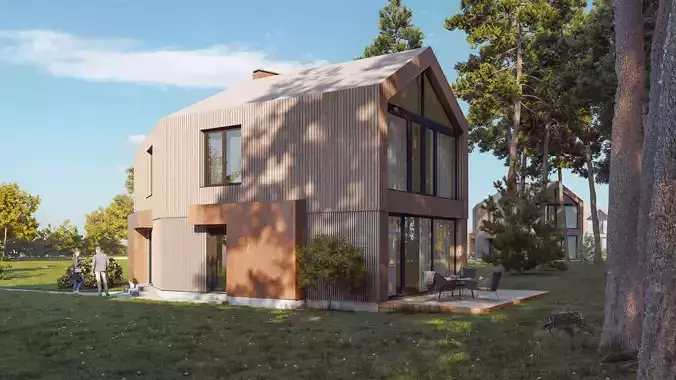 Lumion 12 scene - Archicad Sketchup 3D model