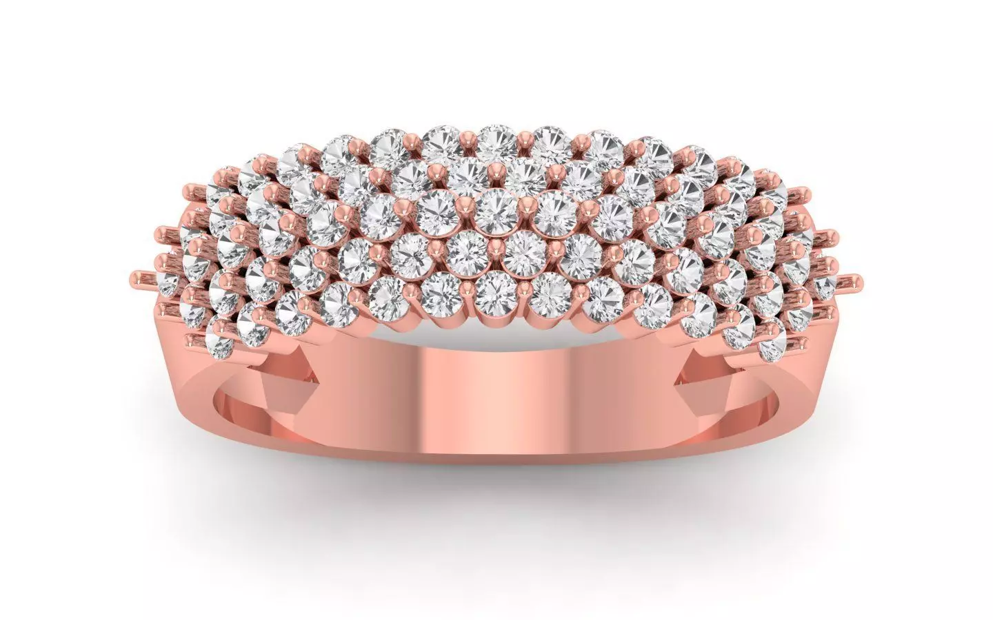  Wedding Solitaire Women Band Ring 3D print model_0