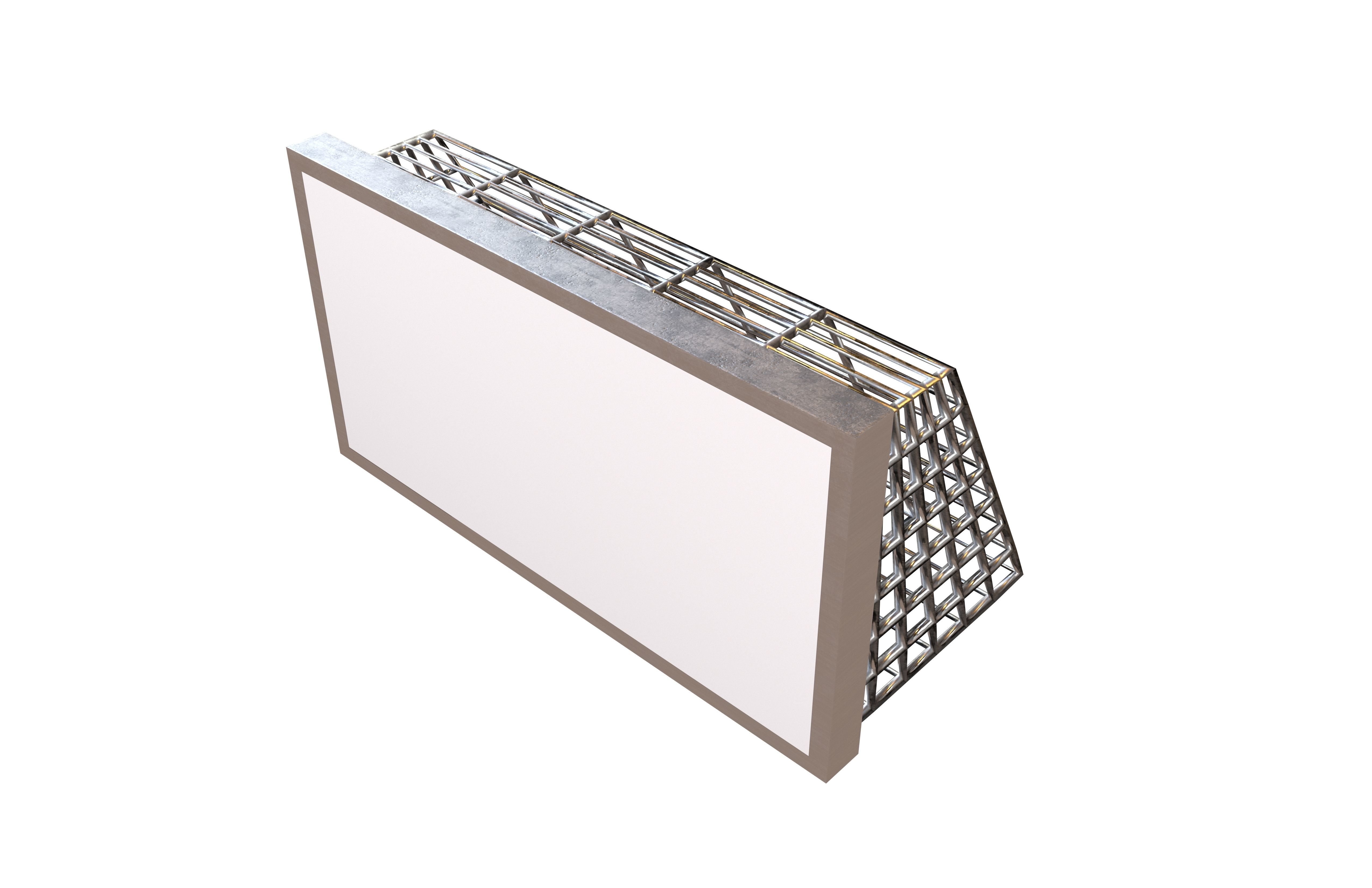 Advertising Display Mockup v2 001 Low-poly 3D model_1