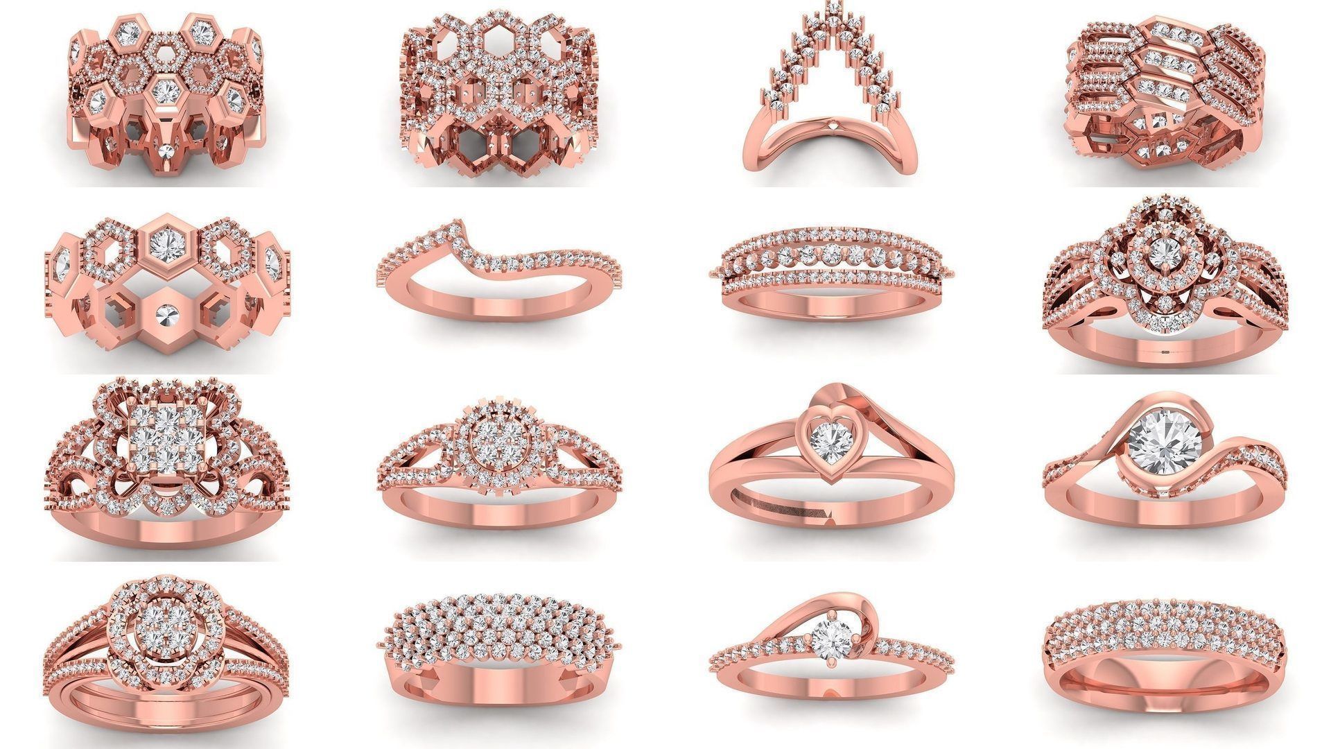 200 Engagement Wedding Solitaire Rings Collection _16