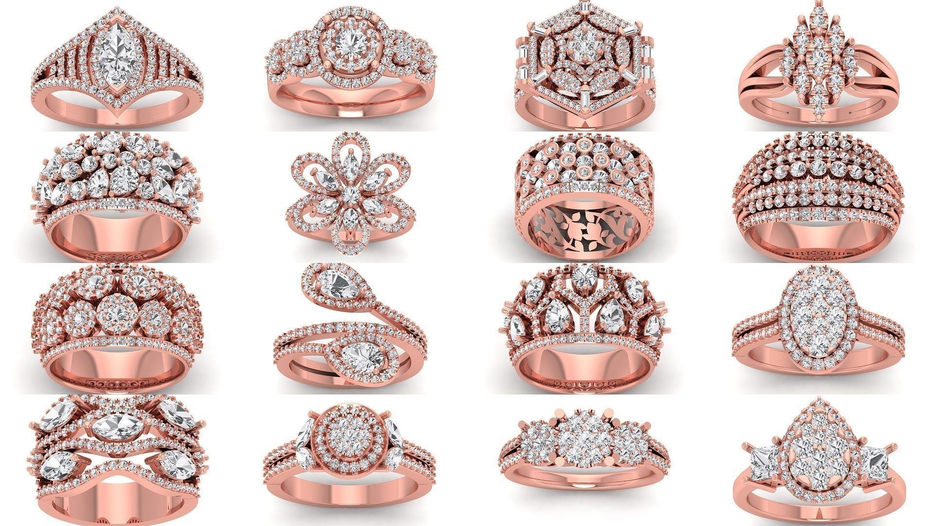 200 Engagement Wedding Solitaire Rings Collection _8