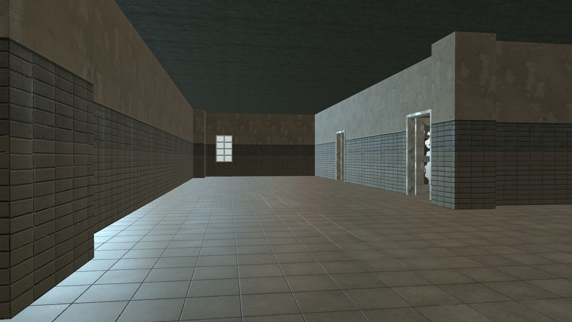 Prison Old Low-poly 3D model_8