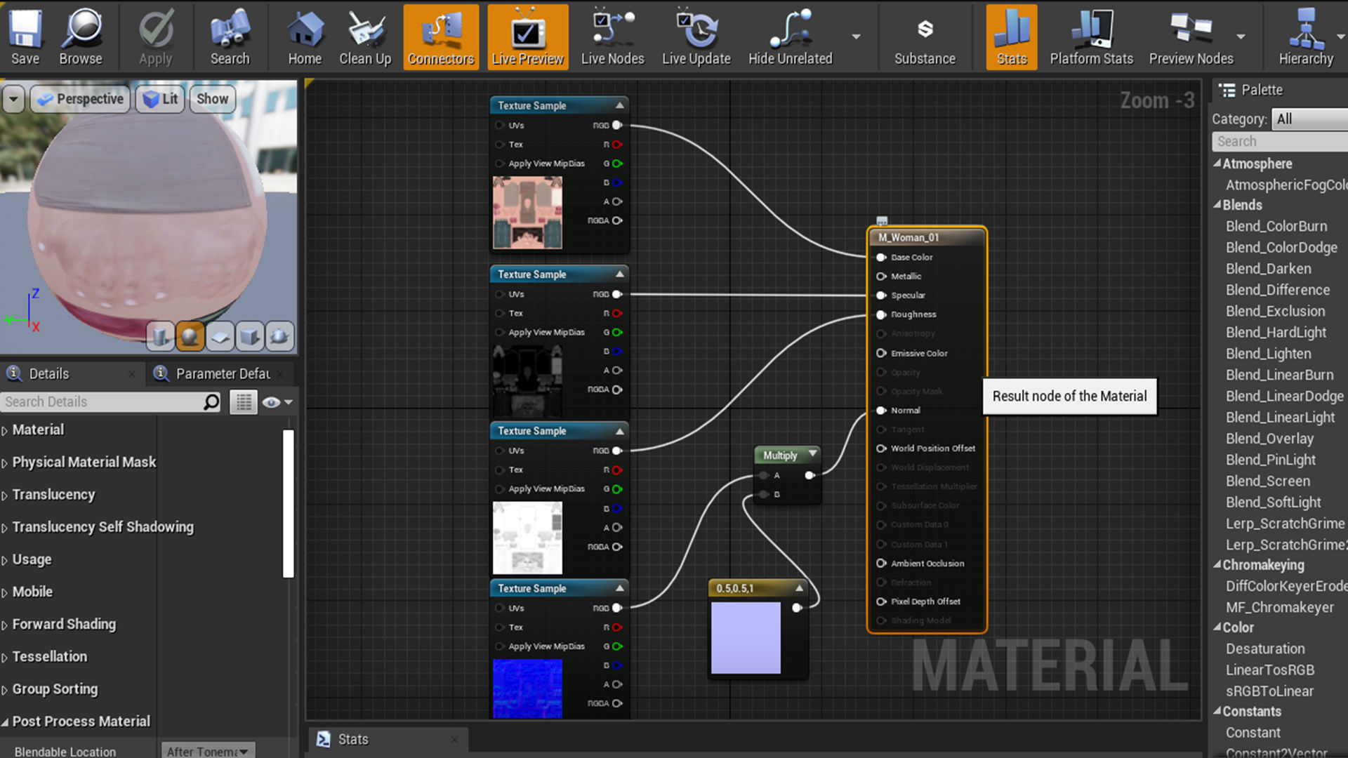 Woman 1 Low-poly 3D model_22