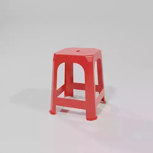 Plastic chair 3D model