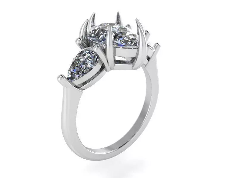 Your Dream Diamond ring 2115 3D print model 3D print model