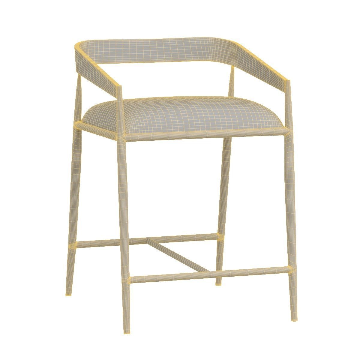 Ansel Counter Stool 3D model_3