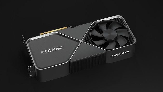 Nvidia GeForce RTX 4090 3D model
