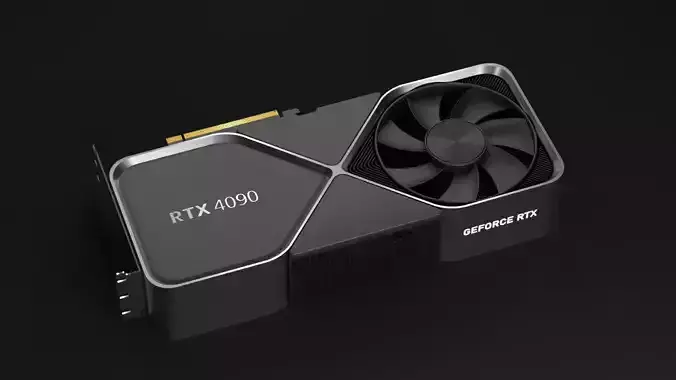 Nvidia GeForce RTX 4090 3D model
