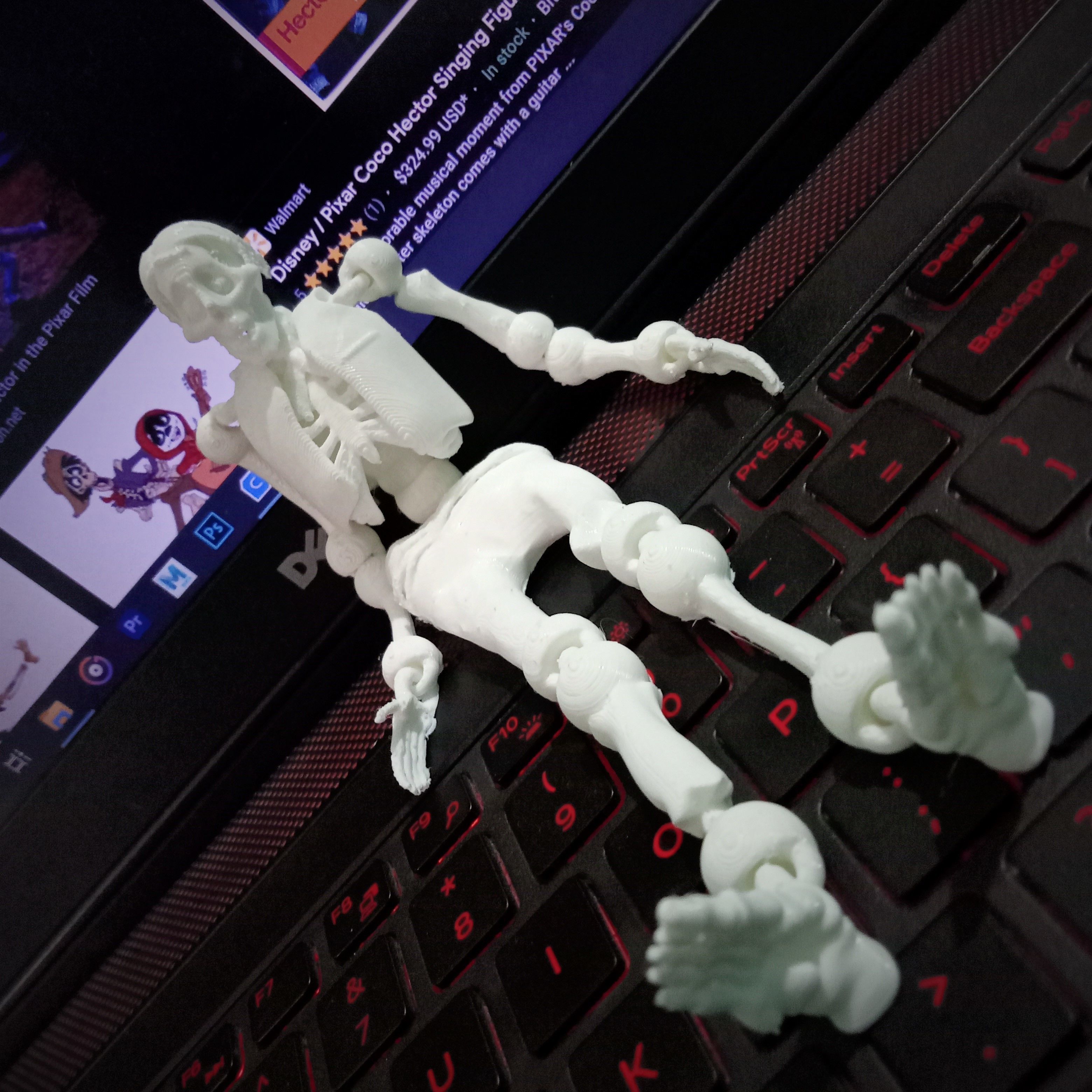 SKELETON HECTOR RIVERA FROM MOVIE COCO 3D print model_3