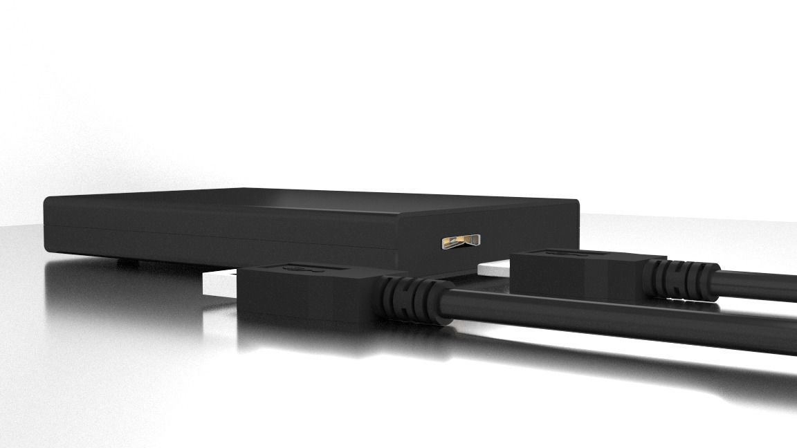 EXTERNAL HARD DISK 3D model_6
