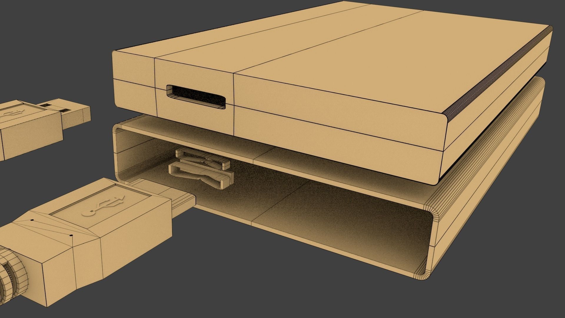 EXTERNAL HARD DISK 3D model_16