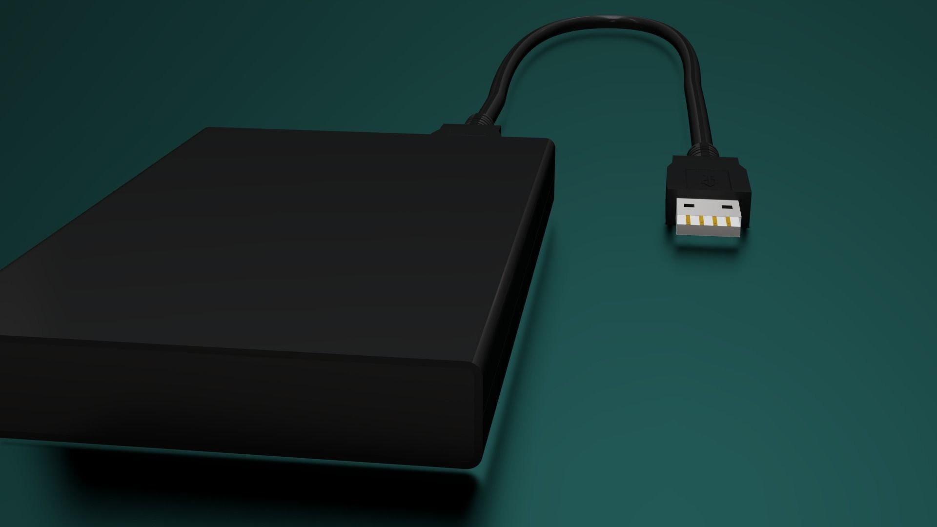EXTERNAL HARD DISK 3D model_2