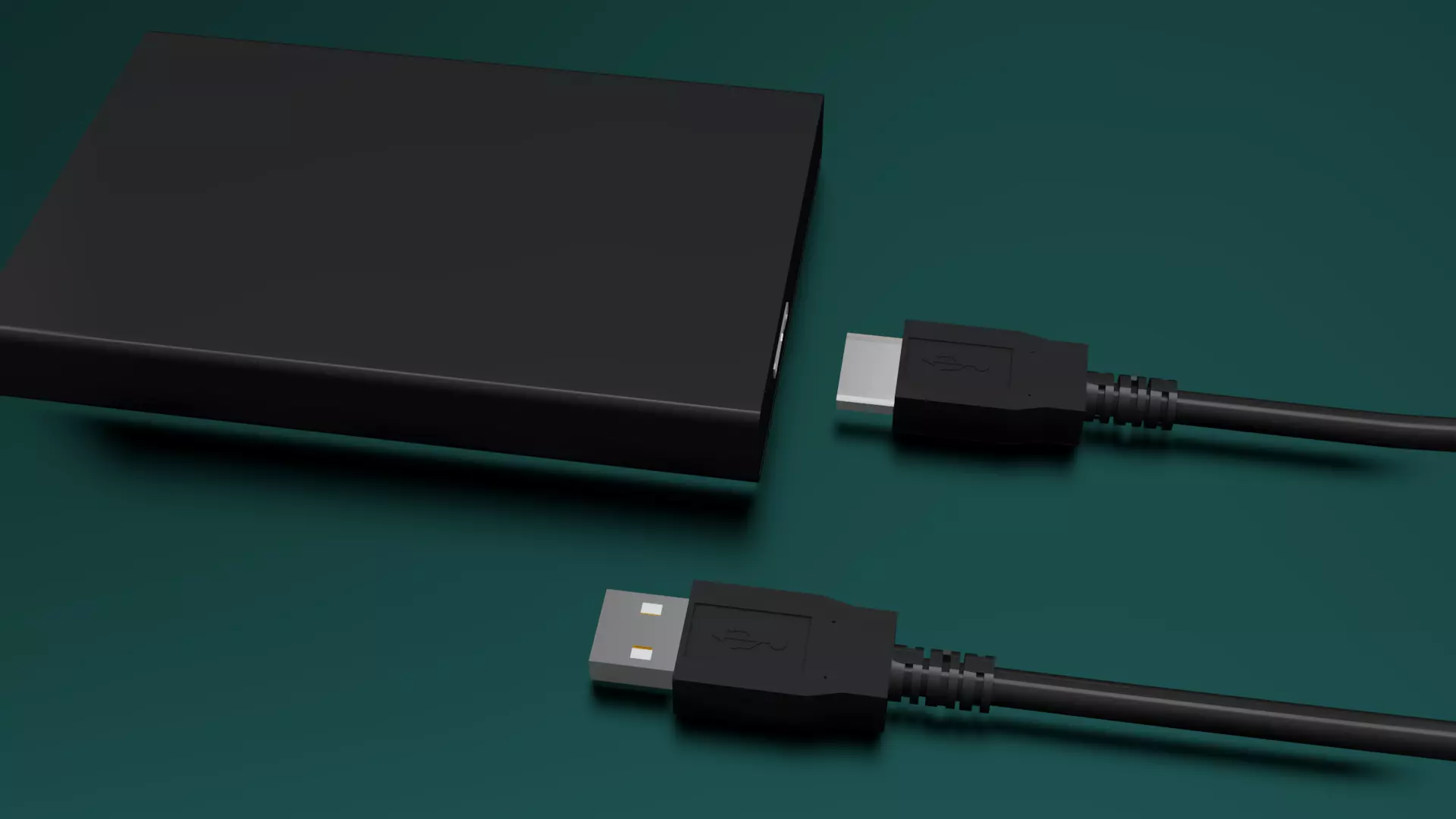 EXTERNAL HARD DISK 3D model_0