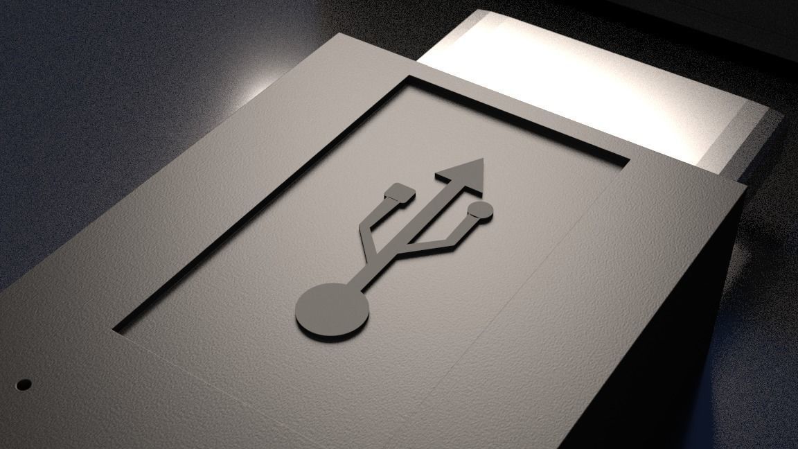 EXTERNAL HARD DISK 3D model_9