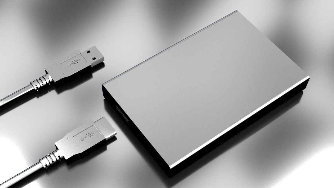 EXTERNAL HARD DISK 3D model_10