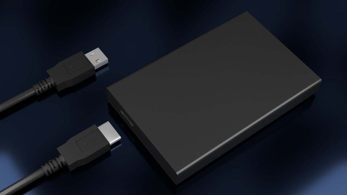 EXTERNAL HARD DISK 3D model_4