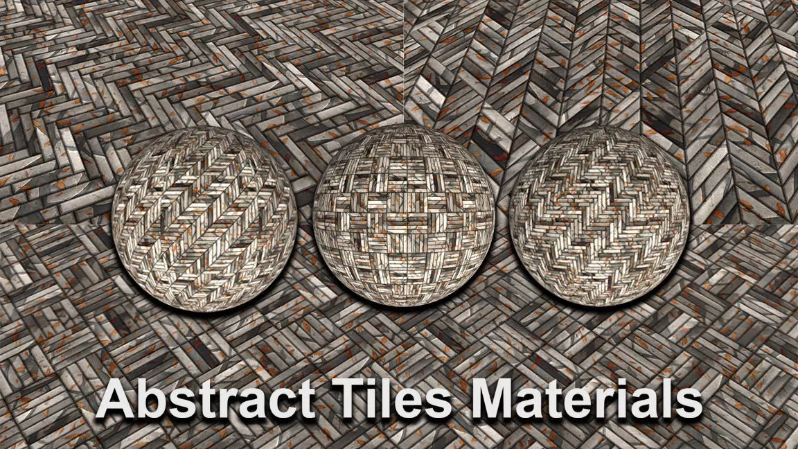 Texture Abstract Tiles 3 VR / AR / low-poly | CGTrader