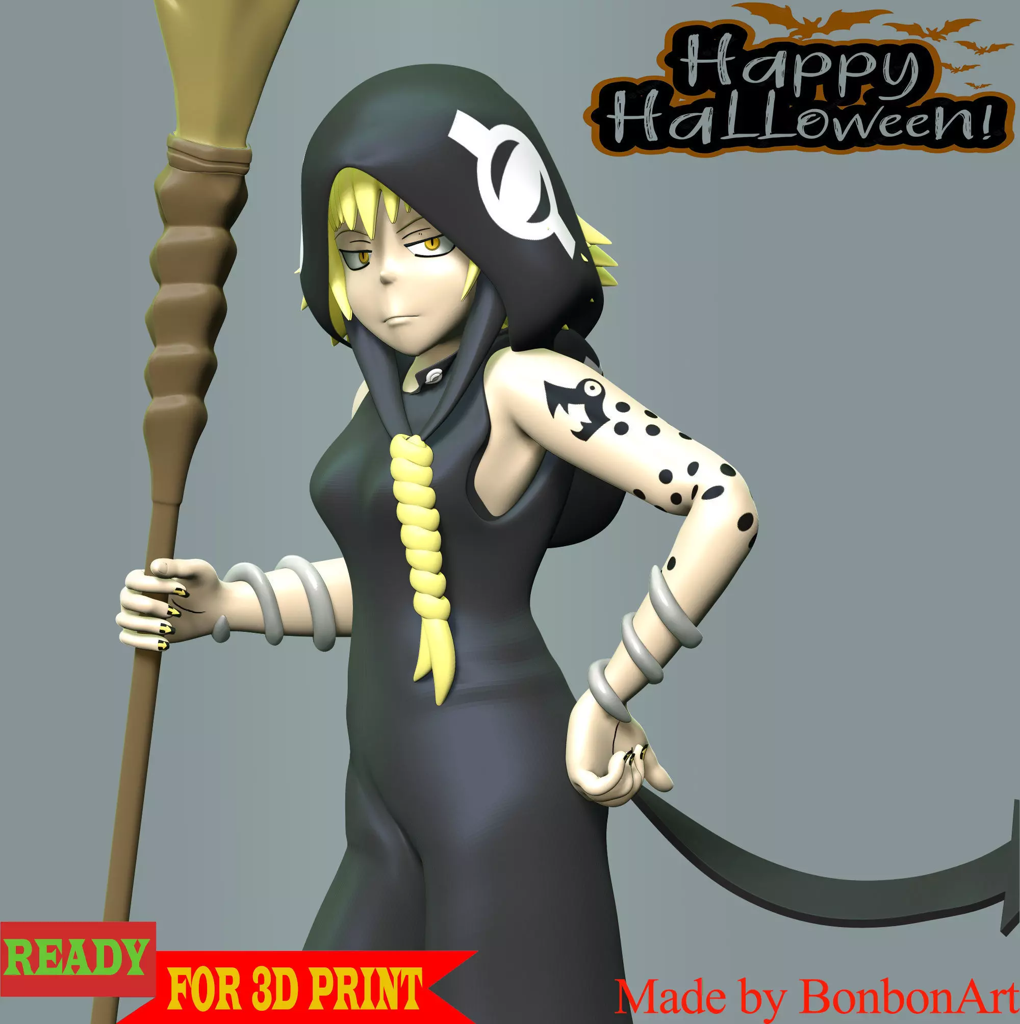 Conjurer Medusa - Halloween 3D print model_0