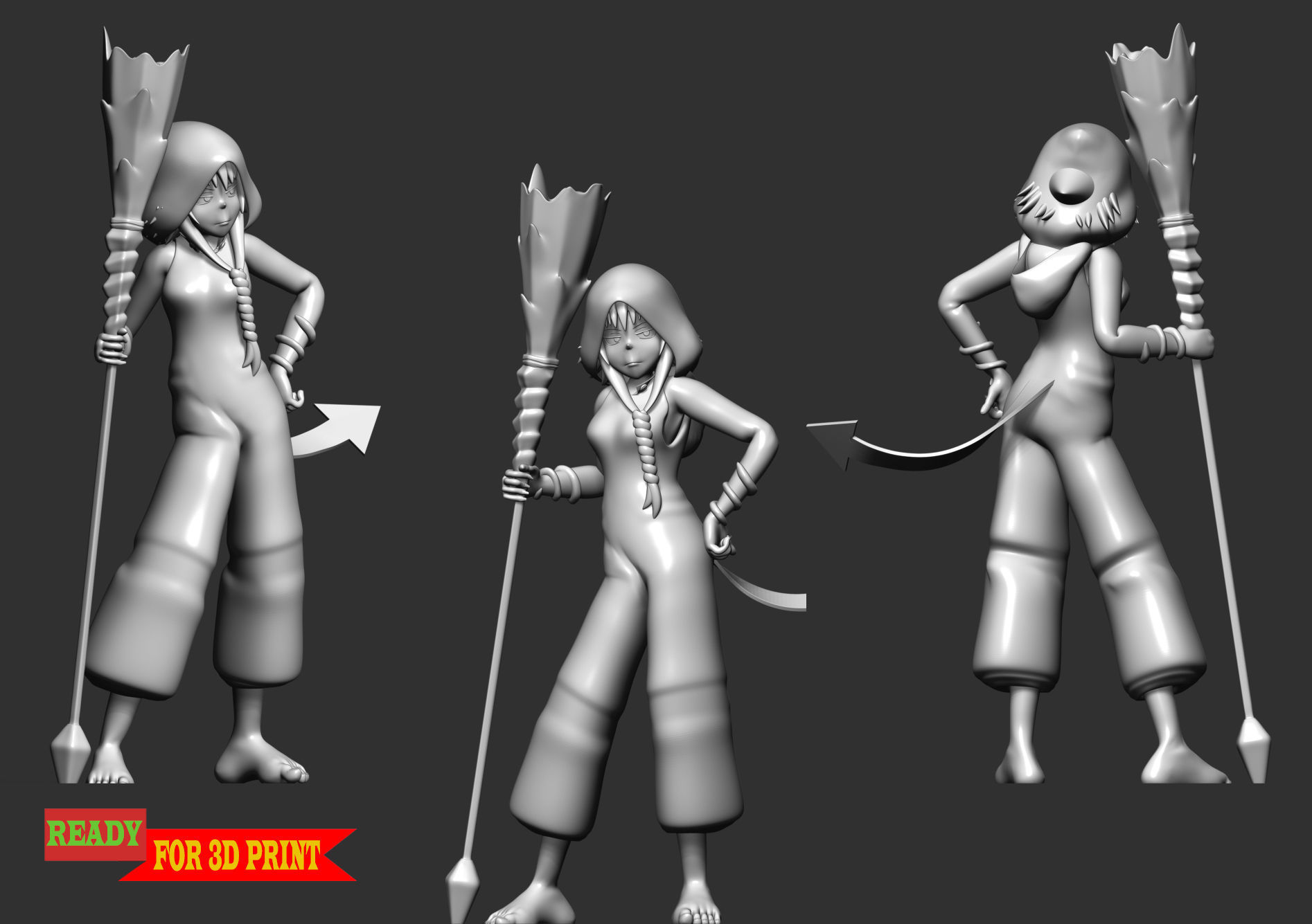 Conjurer Medusa - Halloween 3D print model_6